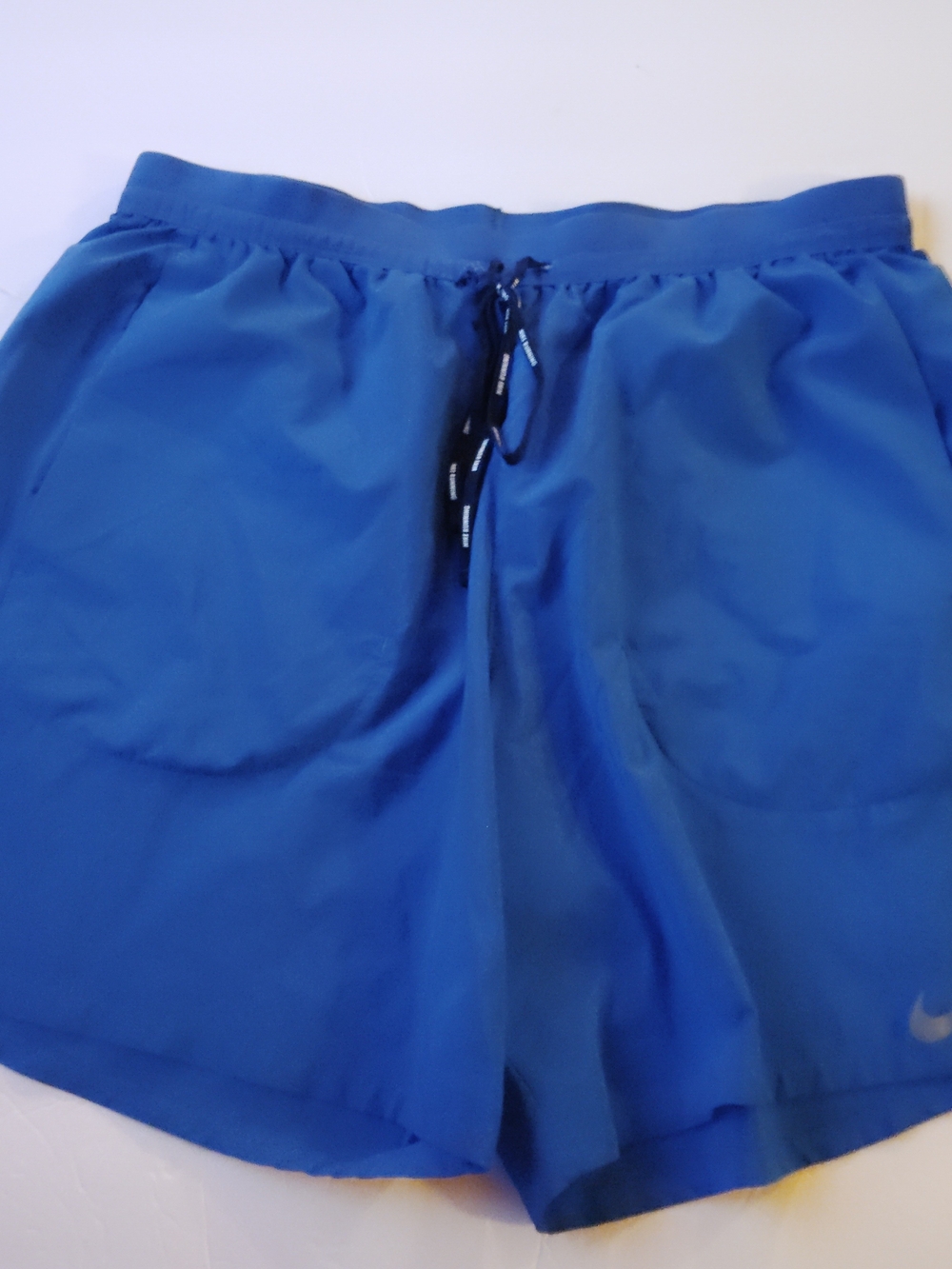 Nike Men's Royal Blue Athletic Shorts with Drawstring